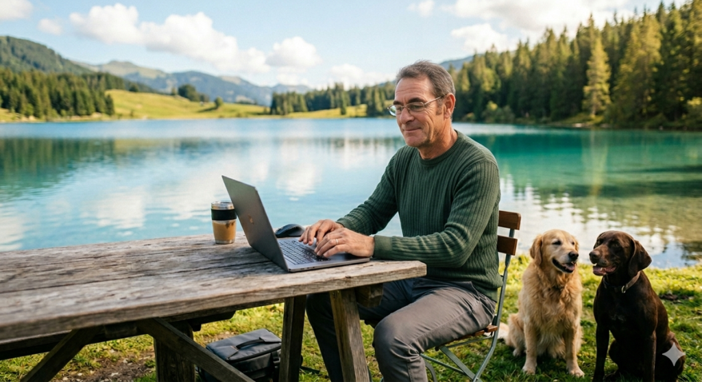 Working online in nature